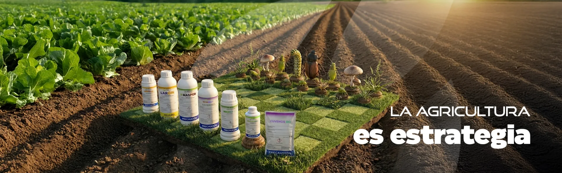 Insecticidas, fungicidas y herbicidas Agroterrum para el campo mexicano